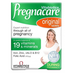 PREGNACARE ORIGINAL EXPERT NUTRITION THROUGH ALL OF PREGNANCY — DIETARY SUPPLEMENT 30 TABLETS